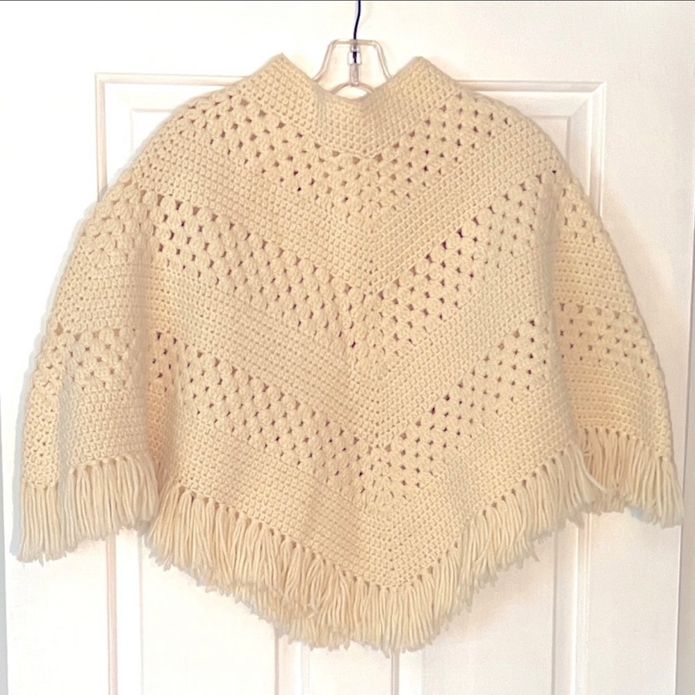 Girl's Poncho Handmade